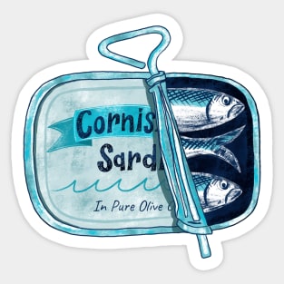 Cornish Sardines in a Tin Sticker